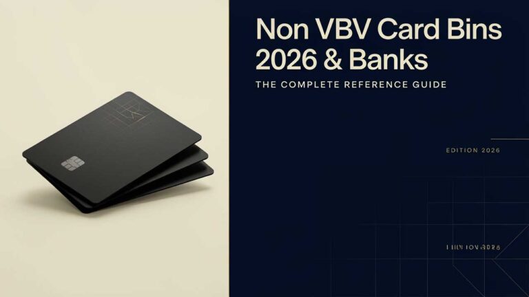 Non VBV Card Bins 2026 & Banks The Complete Reference Guide Non VBV Card Bins 2026 and Banks The Complete Reference Guide for USA UK Canada Australia EU Georgia
