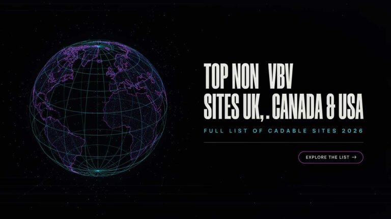 Top Non Vbv Sites Uk, Canada & Usa Full List Of Cadable Sites 2026 Top non VBV sites UK Canada USA full list of cardable sites 2026 with BIN examples