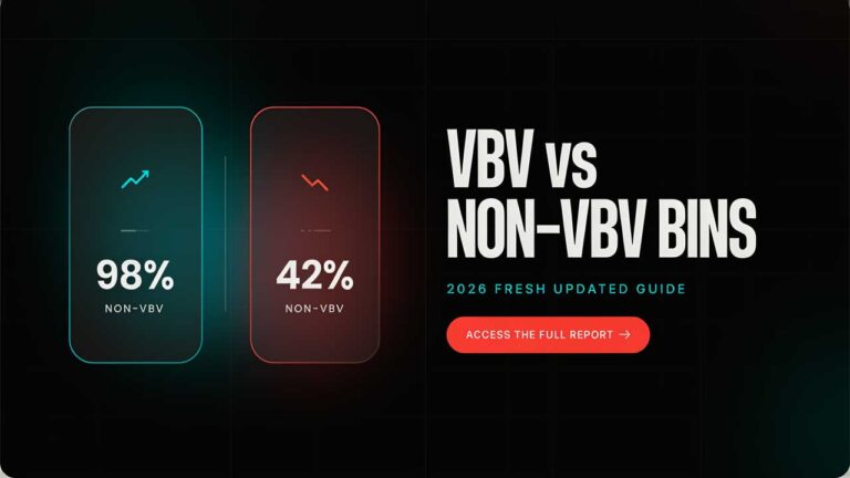 Vbv vs Non Vbv Bins 2026 Fresh Updated Guide For Free VBV vs Non VBV Bins 2026 comparison guide showing side by side differences